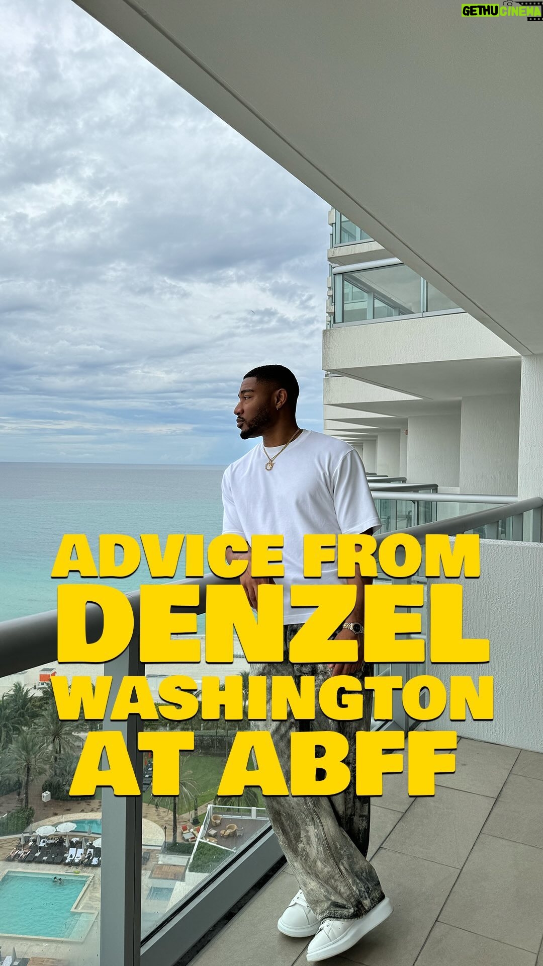 Jerrold Smith II - 3 Likes - If you’ve been following me for a while you know I’m big on receiving messages. I’m extremely grateful for the places life takes me, and each time l @visitmiami I’m always exposed to something new. Never could’ve imagined that would mean hearing Denzel Washington share his word of the day at @americanblackfilmfestival last weekend. Even though we weren’t supposed to be filming 😅 had to make sure I grabbed this because it really stuck with me, hopefully it resonates with you too.
#filmfestival #motivation #selfmotivation #motivationalquotes #denzelwashington #blackcreatives #abff #miami #miamibeach #visitmiamipartner #findyourmiami