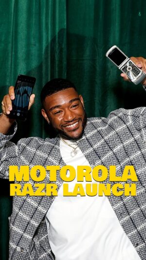 Jerrold Smith II Instagram - #CricketSponsored Gonna age myself here, but remember when we all had that first razr 😭 well it’s only gotten better since then. My @cricketwireless fam invited me out to NY for the launch of the new @motorolaus razr, and it brought back so many memories. Gotta tell yall man, I had so much fun messing with this new razr, especially camcorder mode, the kids just don’t know man! #razr #flipthescript