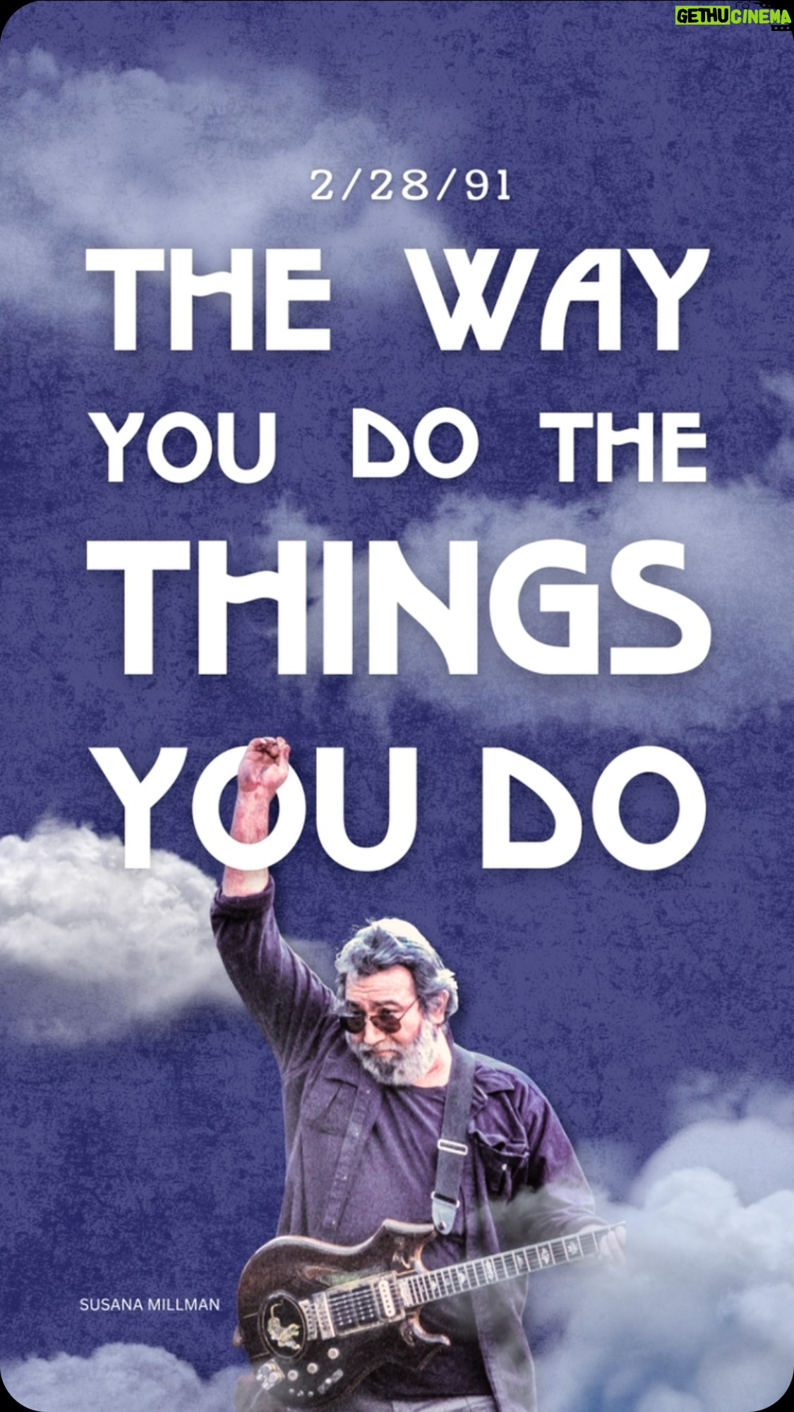 Jerry Garcia - 2.7K Likes - It’s Jerry’s Birthday so we decided to jump into the vault to look for some treats… Turns out we found this fun take on “The Way You Do The Things You Do” from the JGB home court, The Warfield, back on February 28th, 1991.