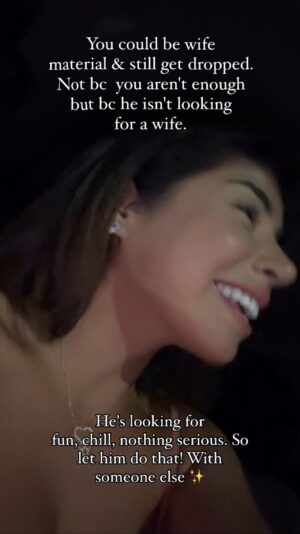 Jessenia Gallegos Instagram - It’s better no longer being in a relationship with a guy who doesn’t value a you as the good woman that you are. Some guys get into relationships for whatever reason, yet they aren’t serious about what being in a relationship entails. 

Instead of trying to teach him, let him find someone else who matches his fun. And you keep working on your dreams of the future , becoming a better version of you so the day you cross paths with your future husband it will all make sense and be worth the heartbreak you endured.  Fix your crown queens 👑 ✨🫂🫶🏽 

#relatable #relationships #divinefeminine
#divinefeminineenergy  #selflove #divinefemininerising #divinefeminineawakening #strongwomen
