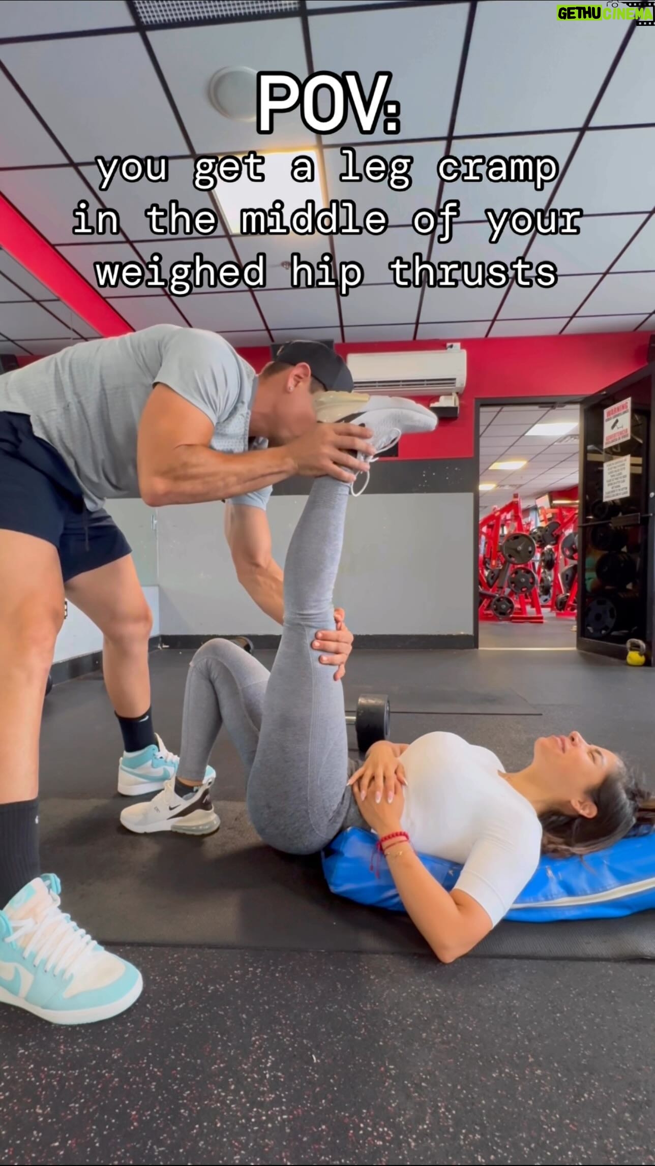 Jessenia Gallegos - 740 Likes - I legit told @diego.coachfit “now I know (soccer player) aren’t acting.” In reference to when they fall to the ground during a leg crap in the middle of a game. I got one in the middle of my last leg workout & lucky for me @diego.coachfit came to my rescue. YUP! I threw that 100 pound dumbbell off me mid hip thrust 🤣🤣😂
#workout #fitnesscomedy #gymcomedy #legday #dontskiplegday