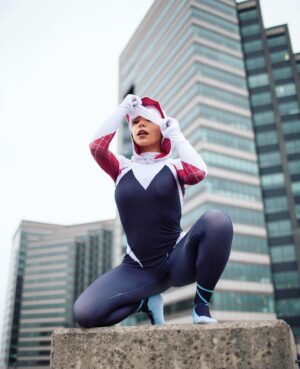 Jessenia Gallegos Instagram - Wish I could fit in more but here are some of my fav cosplay shoots. Cant wait to drop my new set cosplaying  #wolverine 
Which should I do next ??? 

#cosplay #xmen #rogue #gwenstacy #spiderman #maryjanewatson