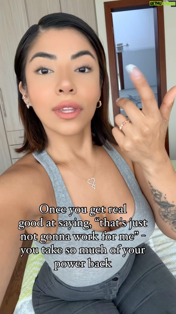 Jessenia Gallegos - 2.3K Likes - Once you get real good at saying, “that’s just not gonna work for me” - you take so much of your power back. Start practicing saying this and watch who truly respects and values you. 🫂✨
#settingboundaries #selflove #selfcare #selfworth #mindset