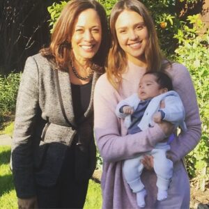 Jessica Alba Instagram - I’ve been riding with you for a hot minute - excited for you to make history @kamalaharris ❤️ Let’s gooooo 👊🏽! 

Link in bio if you are on board x