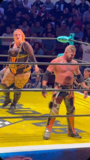 Jessica Cricks Instagram - #CrazzySteve y #Havok de @tnawrestling son los retadores #1 del Campeonato en Parejas Mixtas AAA. 🔥