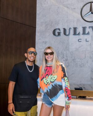Jessica Hart Instagram - RACE DAY 🏎️ we flew to Atlanta to watch the Canadian Grand Prix, cause why not… 🤷‍♀️ Had a BLAST thanks for having us @mercedesbenzusa @ludacris you crushed it #mercedesbenz #ludacris #atlanta #f1 #formulaone #grandprix