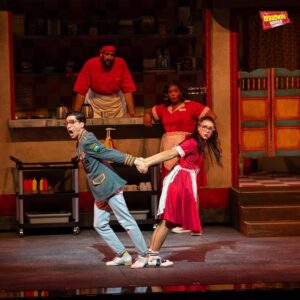 Jessica Vosk Instagram - Get a first look at Waitress at @themuny, starring @jessicavosk, @devdesantis, @crawdady21, and more! See all of the exclusive production shots at the link in our bio.