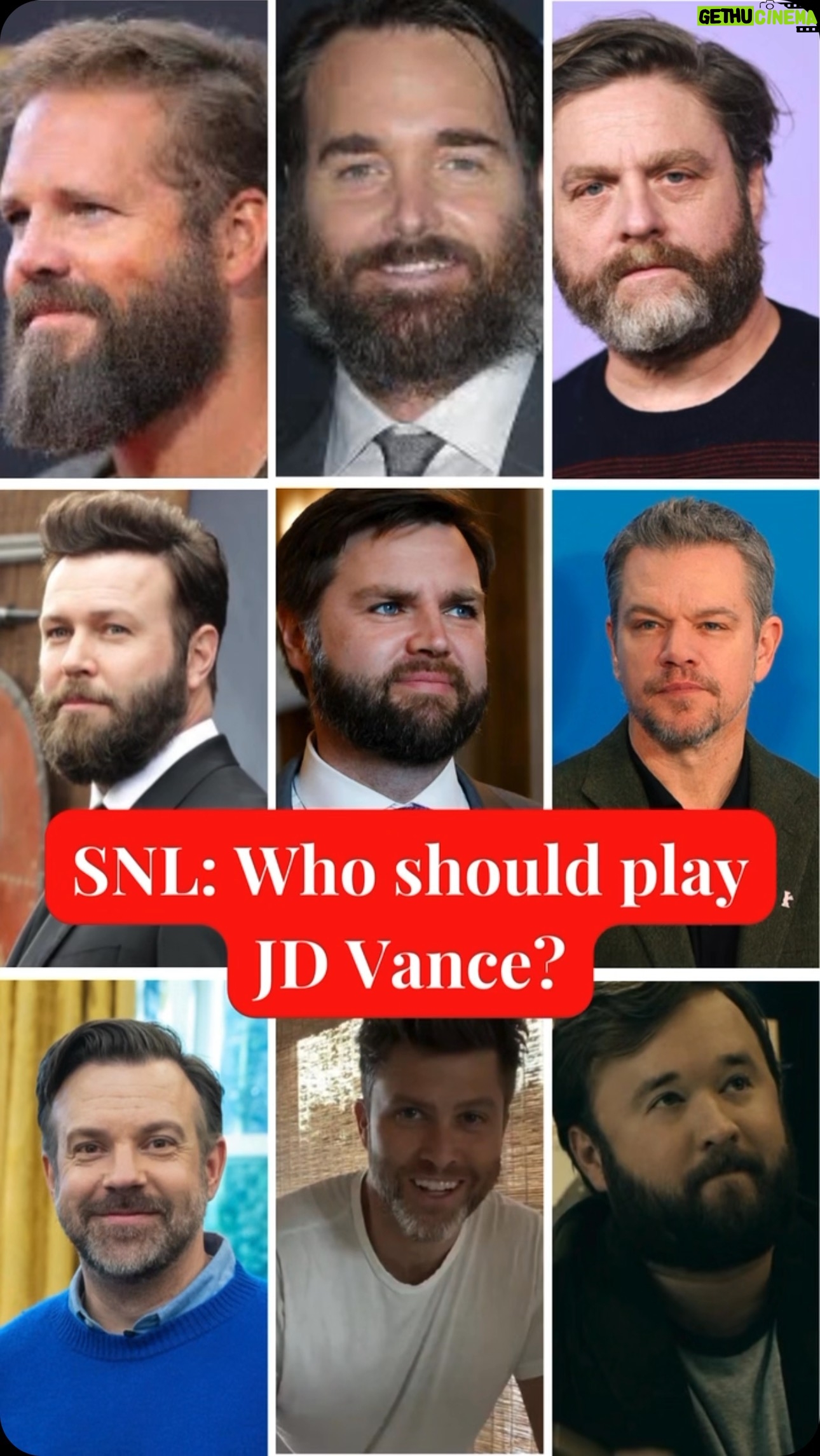 Jessica Yellin - 11.1K Likes - THE SEARCH FOR SNL’S JD VANCE
With Maya Rudolph ( @princesstagram ) set to return to her role as VP Kamala Harris on Saturday Night Live, one question remains: Who will play JD Vance?
Lots of you let us know who you think should play the Republican VP Nominee, and we wanted to see how some of the lookalikes stacked up next to Vance himself.
Vote below who you think should take on the role. Have another idea but don’t see them listed? Let us know in the comments who you want to see step into Vance’s shoes.