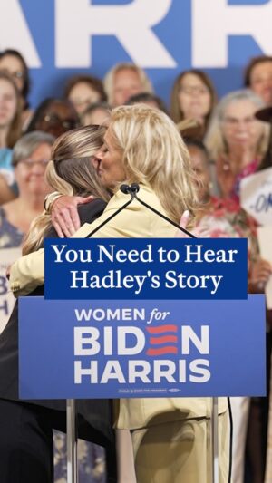 Jill Biden Instagram - Her name is Hadley Duvall, and you need to hear her story.
