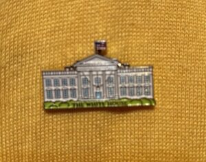 Jill Wine-Banks Instagram - Join me on #TheWeekendShow on @MSNBC at 8 ct/9et. Wearing this.#JillsPin while discussing the SCOTUS ruling changing the White House by giving Trump permission to keep criming if he’s reelected.