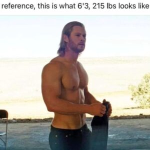 Jill Wine-Banks Instagram - A reality check on what 6'3 215# looks like.