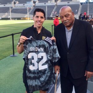 Jim Brown Instagram - Thank you for honoring the legacy of the game. @pll
