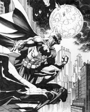 Jim Lee Instagram - Last image shared at my JIM LEE and FRIENDS panel—my variant cover for the conclusion to the Batman—the Long Halloween trilogy. The Last Halloween storyline as conceived by original Long Halloween creators @jephloeb3 and artist @sale_tim did not come to be due to Tim’s untimely, heartbreaking passing. But with a trio of superstar artists—@eduardorissocomics @kjansonnyc and @markchidc, among others, Jeph will conclude the trilogy in a touching, powerful tribute to our dear colleague and friend Tim. Inks by the ever stellar @scottwilliamsinks with colors by the ever chromatic @sinccolor.
