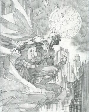 Jim Lee Instagram - Last image shared at my JIM LEE and FRIENDS panel—my variant cover for the conclusion to the Batman—the Long Halloween trilogy. The Last Halloween storyline as conceived by original Long Halloween creators @jephloeb3 and artist @sale_tim did not come to be due to Tim’s untimely, heartbreaking passing. But with a trio of superstar artists—@eduardorissocomics @kjansonnyc and @markchidc, among others, Jeph will conclude the trilogy in a touching, powerful tribute to our dear colleague and friend Tim. Inks by the ever stellar @scottwilliamsinks with colors by the ever chromatic @sinccolor.