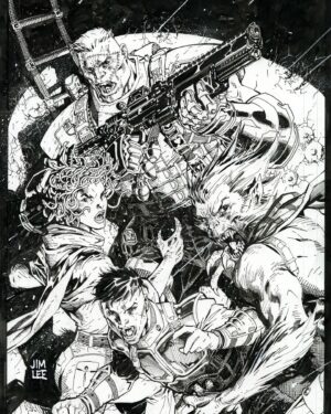 Jim Lee Instagram - Coming October 2nd from our DC Horror line is the CREATURE COMMANDOES!It’s a heart wrenching tale of duty and betrayal filled with heart, tears, laughs  and of course—MONSTERS—as brought to life (or unlife depending on the character) in a way only the multi-talented writer @dastmalchian and dynamo artist Jesus Hervas can do! While this series is not tied to the upcoming animated series from DC Studios, they both remain brilliant stand alone adaptations of the same source material dating back to the Creature Commandoes’ first appearance in 1980! And that’s the beauty of DC Comics—we allow for projects built on preexisting canon and continuity but also give creators the opportunity to tell stand alone stories with a clear beginning, middle and end which form an important part of our evergreen library catalogue. Thrilled to be able to contribute this variant cover of a mission that goes FUBAR that I penciled and inked, colored by colorist supreme @sinccolor!