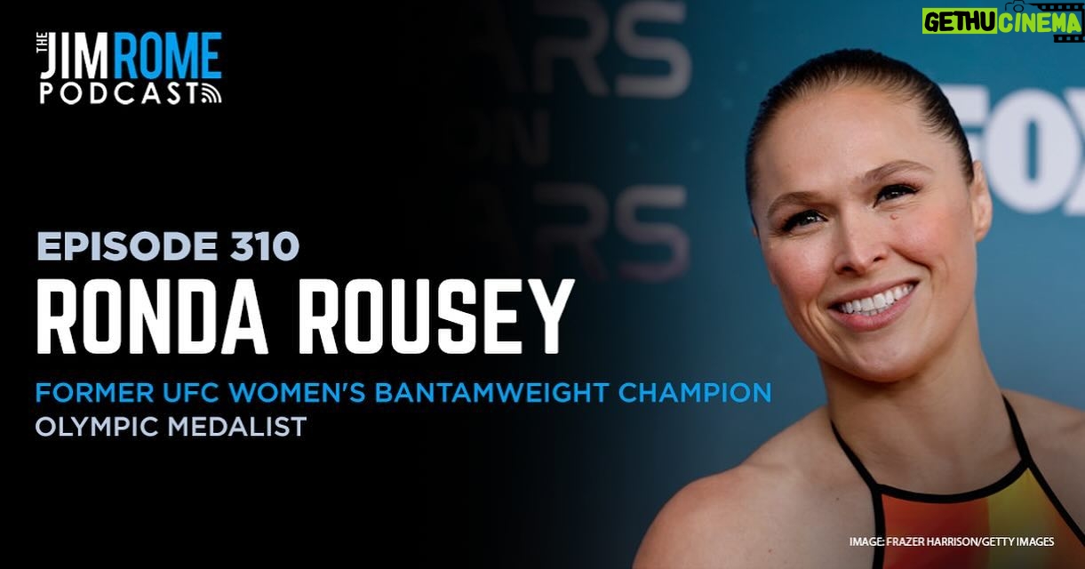 Jim Rome - 111 Likes - Ronda Rousey on what it was like to be the baddest woman on the planet, her new book “Our Fight: A Memoir,” what went wrong in the Holm fight, what makes wrestling in the WWE dangerous, what’s next for her creative career and much more.
Available wherever you get your podcasts.