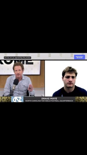 Jim Rome Instagram - @drake.maye on how he’s approaching his upcoming NFL decision and potential final game in Chapel Hill.