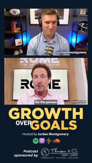 Jim Rome Instagram - Jim Rome shares thoughts on the importance of preparation!… as one of the most effective communicators in the sports business and a member of the Radio Hall of Fame, Jim knows the importance of preparing well. Jim is currently one of the highest-paid sports personalities in America- his confidence and preparation has everything to do with that! Go check out the Growth Over Goals Podcast to hear the full conversation and see details on the episode below! 

The Growth Over Goals podcast recently hosted a friend and a guest on the Mount Rushmore of sports personalities – @jimrome . In the sports radio world, Jim is an incredible force. He is the host of the Jim Rome show and founder of the Reinvention Project, and in 2019, Jim was inducted into the Radio Hall of Fame. At a very early age, Jim was able to ask himself – and answer – the questions of who am I, who do I want to be, and how am I going to get there? Yet, decades later, Jim is still constantly growing and reinventing himself, and far from slowing down, he firmly believes the next 25 years of his life should be the best. Join us as we discuss the importance of reinvention, embracing the grind, how to deal with haters, and how preparation can be an absolute game changer. Jim firmly believes it is never too late to start, or re-start, so regardless of where you are in life, if you want to take things to the next level, this is an incredible episode for you!