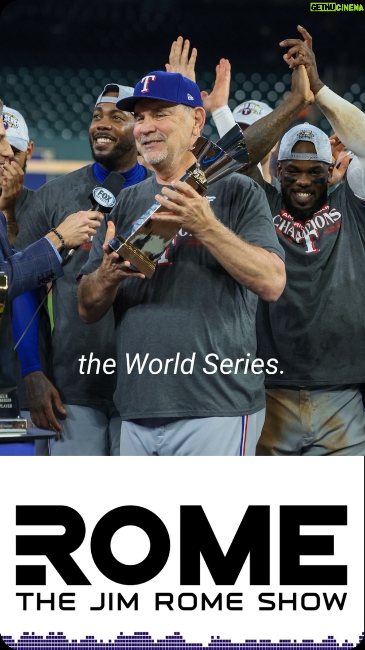 Jim Rome - 220 Likes - Bruce Bochy on going from his recliner to the World Series in the span of a year.