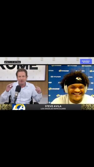 Jim Rome Instagram - Rams rookie guard @stevelavila on if he ever called Matthew Stafford “sir.”