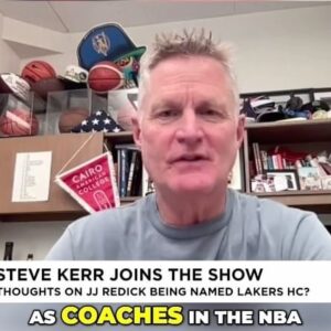 Jim Rome Instagram - Warriors HC Steve Kerr on the learning curve for new Lakers head coach JJ Redick.