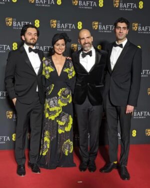 Jim Sturgess Instagram - An amazing and mad couple of days supporting my wife’s short film YELLOW at The BAFTA’s 

What a journey the film had.. 

Thanks to @bafta thanks to @prada and a special thanks to @alanajsymonds for getting me kitted out

X