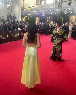Jim Sturgess Instagram - An amazing and mad couple of days supporting my wife’s short film YELLOW at The BAFTA’s 

What a journey the film had.. 

Thanks to @bafta thanks to @prada and a special thanks to @alanajsymonds for getting me kitted out

X