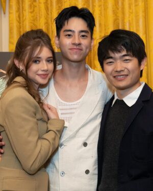 Jimmy Liu Instagram - We’re going to the moon for the next premiere 🌚 
@ambornchinese May 24 on @disneyplus 

Clothes: @emporioarmani 
#emporioarmani