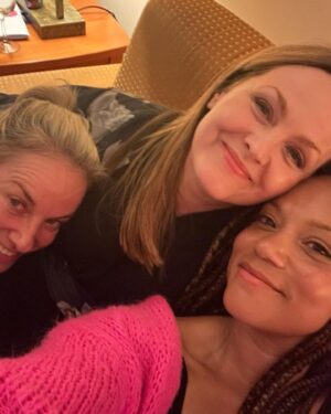 Jo Joyner Instagram - I think it’s clear in the photos that this was one of those jobs where we laughed a lot and rinsed the joy out of every moment. A cast of incredible men and formidable women, all of whom I get to call my friends now. @glamzin @theangelagriffin @ktclarksonhill @catrionachandler @christinebottomley2018 I could not have asked to be surrounded by more supportive, intelligent, creative and whitty women after such a difficult few months. I feel truly blessed to have got to work with, be inspired by and learn from you all. We made so many great memories and held each other in the light- and those sunsets 🫶🏽… It wasn’t all sunsets and margaritas! But we definitely  worked hard, played hard.  Looking forward to you meeting Beth, Tash & Sylvie later in the year when you watch @channel5_tv #thewives
