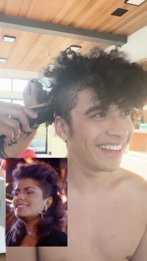 Jo Koy Instagram - A sad but fun day. My son cut his hair