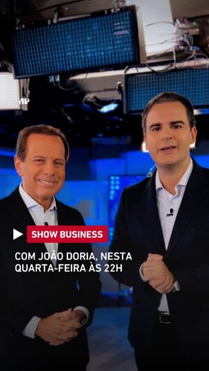 João Doria Instagram - Após 30 anos, João Doria retorna ao Show Business. O criador do programa volta ao estúdio da Jovem Pan como convidado de Bruno Meyer. Doria já foi prefeito e governador de São Paulo, além de empresário, função que desempenhou ao longo de toda sua trajetória.

A edição com Doria vai ao ar nesta quarta-feira (14) às 22h na Jovem Pan News, Panflix e pelo YouTube.

📺 Confira na JP News e Panflix
📌 Siga o nosso perfil @jovempannews

#ShowBusiness #JovemPanNews #Business #Doria