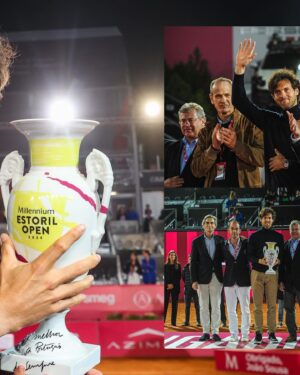 João Sousa Instagram - O sonho transformou-se em história e nunca a vamos esquecer. Obrigado pelas memórias, @joaosousaoficial, serás sempre o Conquistador.

#MillenniumEstorilOpen #TerraDoEspetaculo #EstorilOpen #ATP #ATPTour #Tennis #Tenis