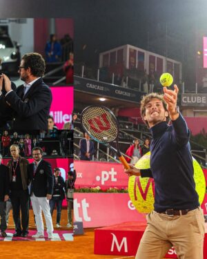 João Sousa Instagram - O sonho transformou-se em história e nunca a vamos esquecer. Obrigado pelas memórias, @joaosousaoficial, serás sempre o Conquistador.

#MillenniumEstorilOpen #TerraDoEspetaculo #EstorilOpen #ATP #ATPTour #Tennis #Tenis