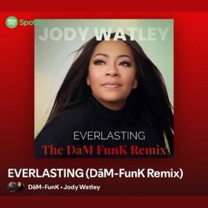 Jody Watley Instagram - • #OutNow •

Enjoy a dose of brand new #positive music.
Not 1 negative frequency on it, whatsoever.
Give it a shot. Respect 2 Ms. @JodyWatley. 

Have a good weekend. ☀️ 🕶️ 

- Damon & Jody / 2024
____________________