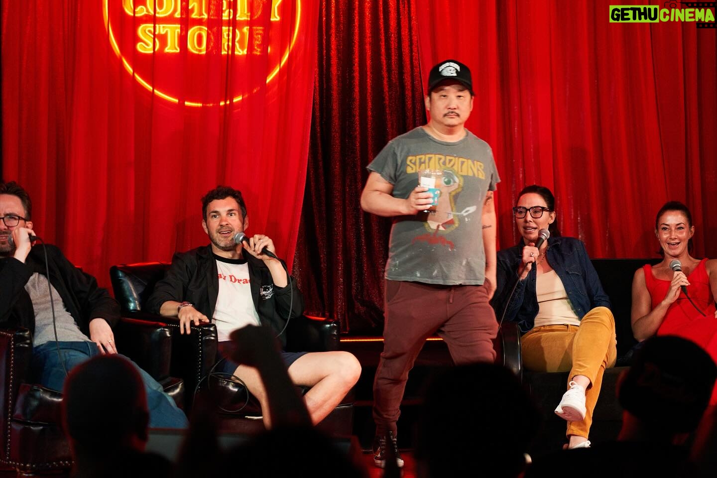 Joe List - 3K Likes - I may be biased but I don’t think it’s crazy to say this was a legendary night and podcast. What a crew! What a hang! Can’t wait to hear how much you all hate it.
But boy did we have fun!! Thanks to everyone who packed it out. The @netflixisajoke festival for having us and special thanks to the comics who came on @whitneycummings @kerrynfeehan Bobby Lee and @lukemones And of course the greatest comedy podcaster of all time @marknormand Keep an eye out for this thing on YouTube. I believe @salacuse snapped all of these beauties. Thank you. Thank you. I love you.