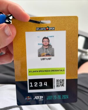 Joe List Instagram - What a day!! Thank you @atlantaopentennis for having me. One of the coolest things I’ve ever gotten to do on the road. Watched some great tennis and met and chatted with @bigfoe1998 and @bornacoric 
They couldn’t have been cooler. Video coming soon.
Nice win for @jjwolf5 and of course @nowayneinhell bringing the heat at always. Be sure to watch the tourney all week and if you’re in Atlanta go see some killer tennis. Rooting for @bigfoe1998 to win it all in the final year of the tourney! #tennis #sports