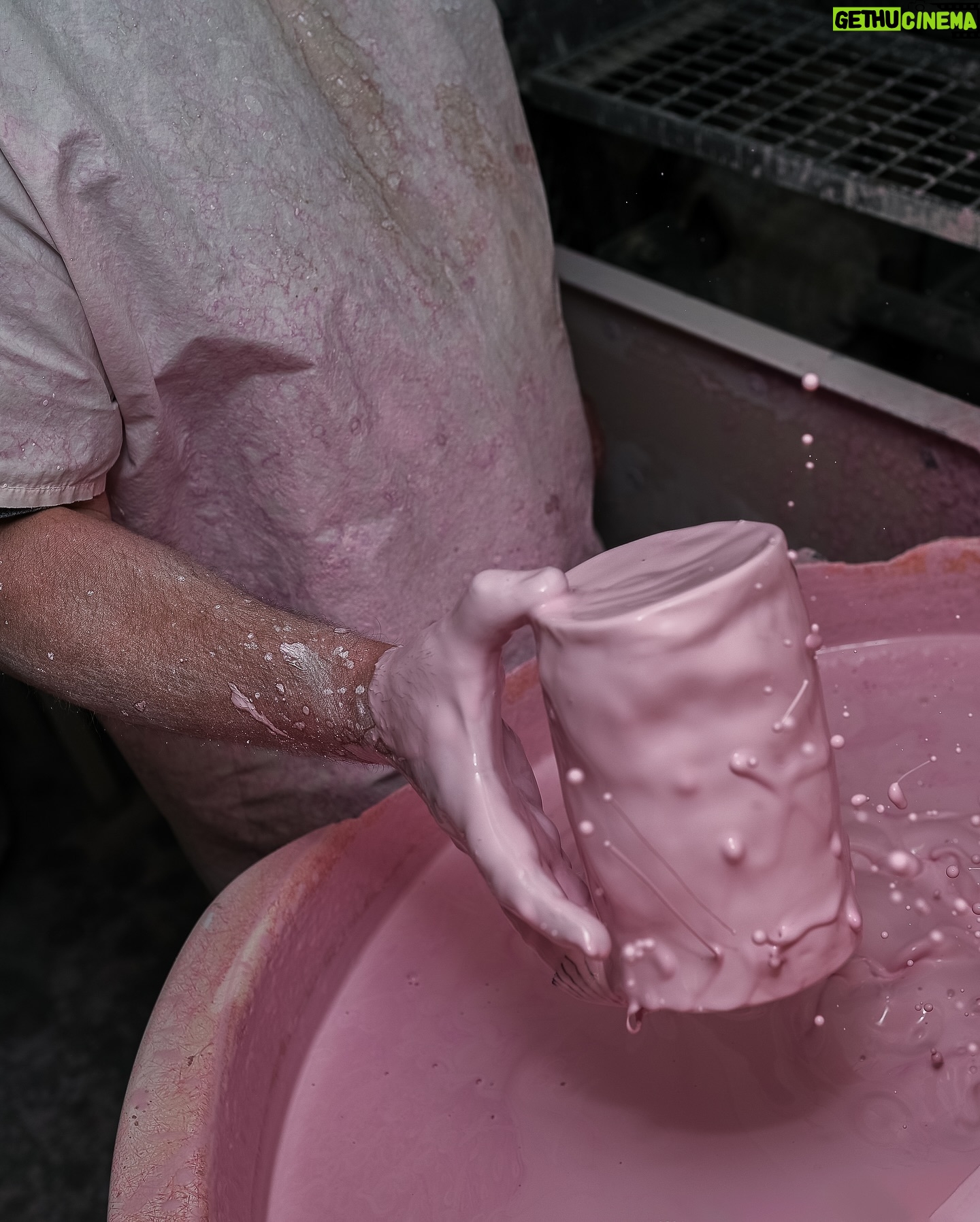 Joe Lycett - 11.4K Likes - Back in October last year I went along to @duchesschina1888 in Stoke-on-Trent to see how they were getting on with the Slags Vase. It’s a very special sprawling place, steeped in history and so much love for ceramics and their production. I was fortune to meet Gordon who is their master modeller, whose job it was to measure up my original piece-of-shit design and recreate it in bone china. I’d like to apologise to Gordon for making him stoop so low as to recreate my vase. I also got to see their production line and some of the other work they do for the royals, amongst others, and make a mug, which I’m pretty sure I watched someone immediately put into a bin.
It was a total delight working with Gordon, Jason and the team on this project, all beautifully coordinated by @theymadethistagram
The limited edition vases (only 250 made) go on sale to my mailing list tomorrow morning and all the money I make from the sales will go to @artsemergency. Sign up at joelycett.com