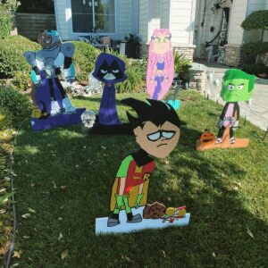 Joe Nieves Instagram - As requested by Addie and Rocco. The biggest #teentitansgo fans. My first dive into home made decorations is complete. @teentitansgomovie #teentitans @cartoonnetworkofficial