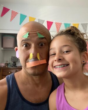 Joe Nieves Instagram - A little daddy daughter time this afternoon with my Addie. #daddydaughter