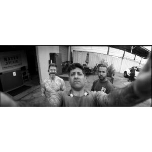 Joe Trohman Instagram - Flashing back on a Friday to rehearsals for (2our) Dust. 

Shot on a Widelux F6B with ILFORD HP5.