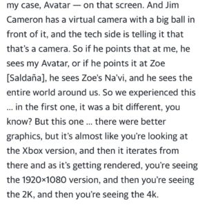 Joel David Moore Instagram - Fun interview on the nerdy tech side of the Avatar franchise. Link in bio