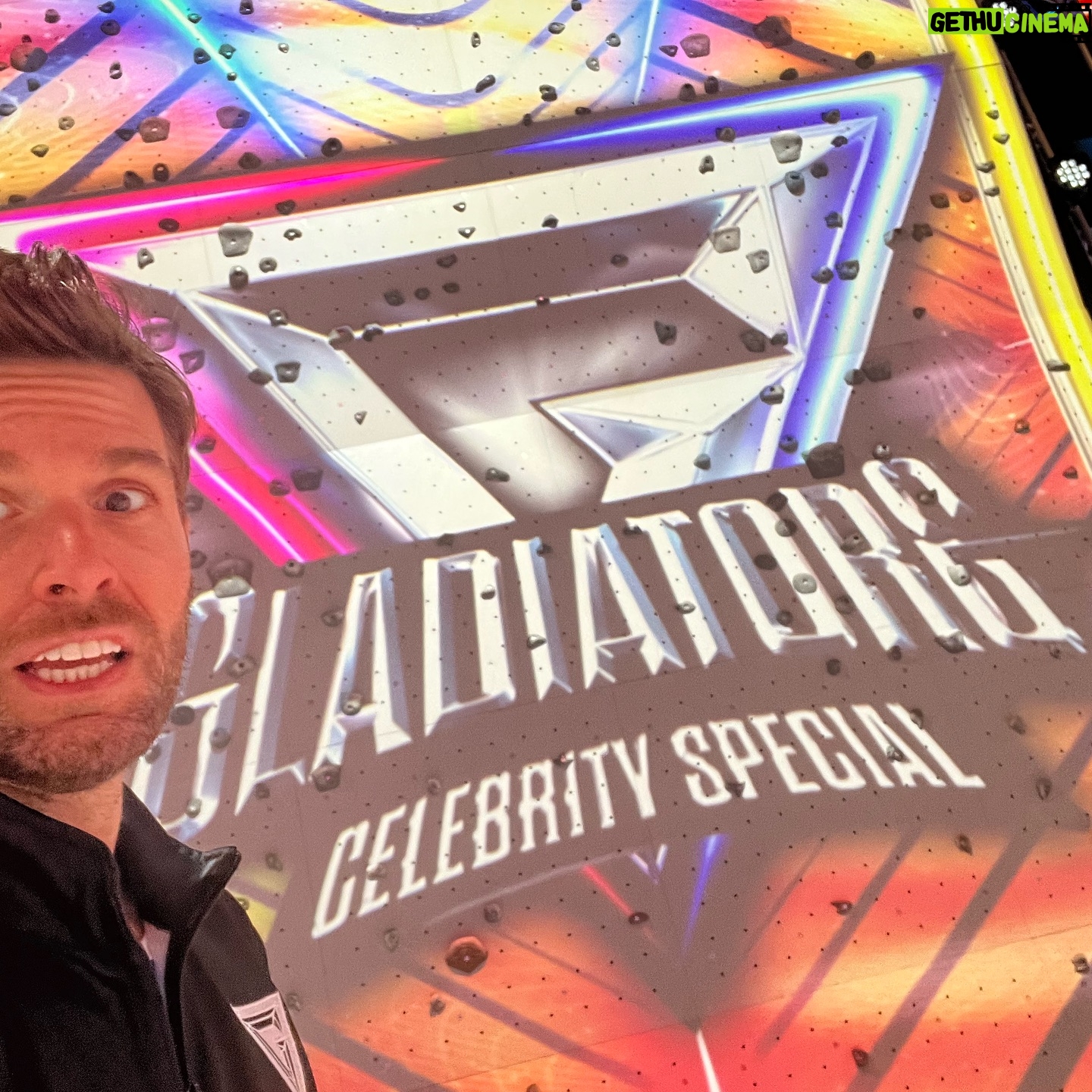 Joel Dommett - 9.8K Likes - It’s happening @bbcgladiators - and it’s REALLY HARD.