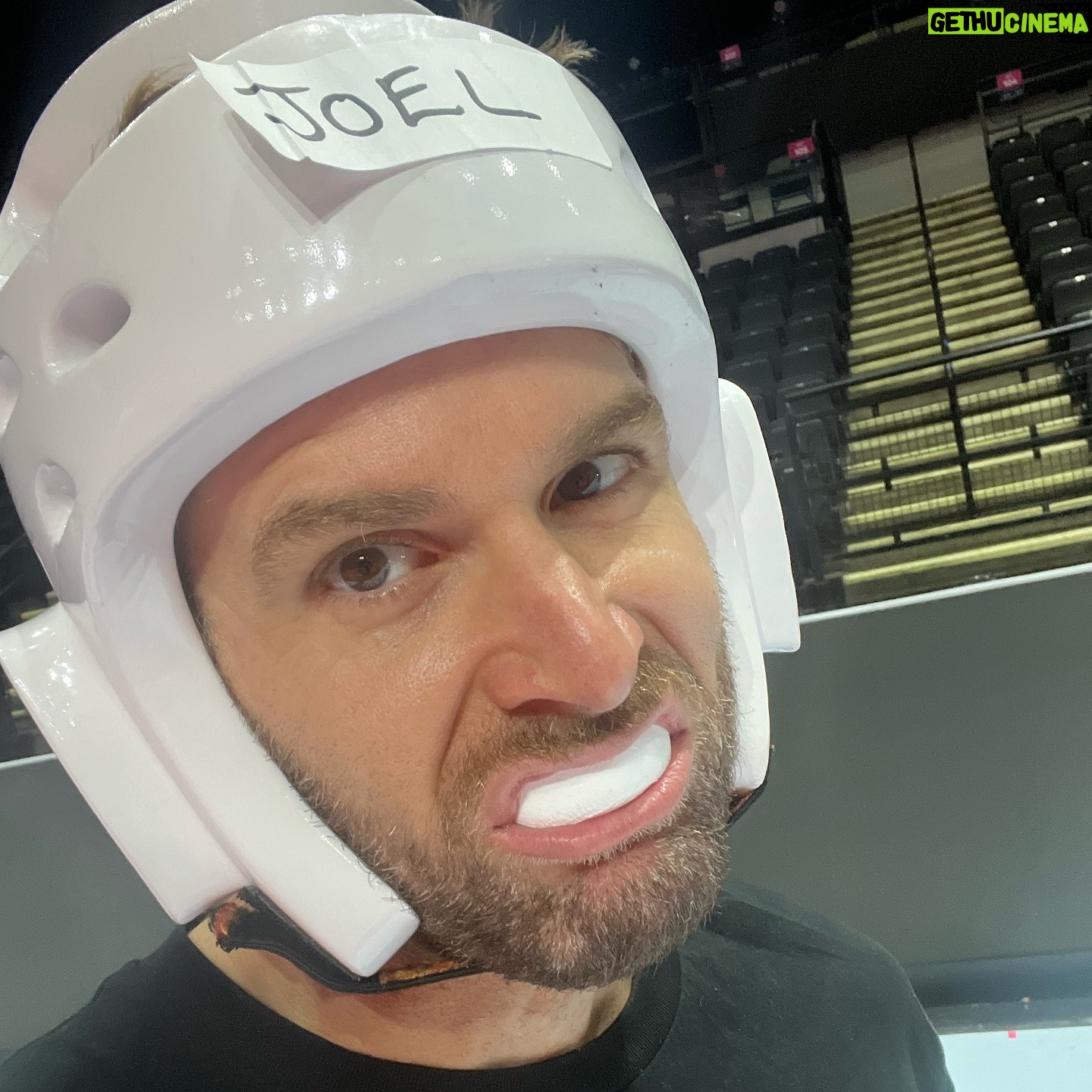 Joel Dommett - 9.8K Likes - It’s happening @bbcgladiators - and it’s REALLY HARD.