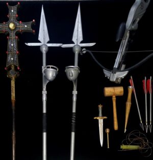 John Carpenter Instagram - Are you the ultimate VAMPIRES fan? Want a chance to channel your inner Jack Crow? Well, look no further. We got you covered. Only a few of these RARE items are known to exist, and you now have a chance to own them. 

The VAMPIRES prop lot include:

SCREEN-USED

1.) Cross - (Not the Hero "Black Cross" Of Berziers)

2.) Vampire Hunter’s Crossbow -  

3.) Vampire Hunter’s Pike (Real) - 

4.) Vampire Hunter’s Pike (Rubber) - 

5.) Vampire Hunter’s Shield - 

6.) Wooden stake - SOLD

7.) Cardinal Alba’s Dagger (Real) - 

8.) Cardinal Alba’s Dagger (Rubber) 

9.) Father Giovanni’s Aspergillum (Sprinkler) -

10.) Crossbow Arrows - 

11.) Quiver -

FROM THE PRODUCTION

12.) Vampire Hunter’s Mission Knife (Real) - 

13.) Wooden Mallet -

14.) Blood syringe tube - 

Buyer covers fees and shipping. Each prop comes with a COA signed by John Carpenter and Sandy King 

Please DM @stormkingcomics for pricing and other details

Will ONLY consider REASONABLE offers.

#johncarpenter #vampires #horror #90shorror