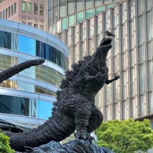 John Daub Instagram - Tokyo’s Pigeons are Fearless. To taunt Godzilla like this … 😮