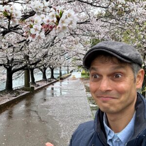 John Daub Instagram - Tokyo: The first wind and rain after full bloom usually means the end of the Cherry Blossom season in the capital. Sure, some late bloomers remain, a few trees will have blossoms for a week more, but it is all down hill for them — unless you go uphill! News reports that the blossoms move north 20km / day so up in Fukushima and Yamagata, it’s just starting! And at elevation like Mt Takao and Okuyama in Tokyo 😉