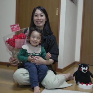 John Daub Instagram - Happy Mother’s Day! 👩🏻 Leo picked out super red flowers this year — because it reminds him of an ambulance 🚑 his favorite car (right now). I didn’t tell Kanae about that 😂🌹