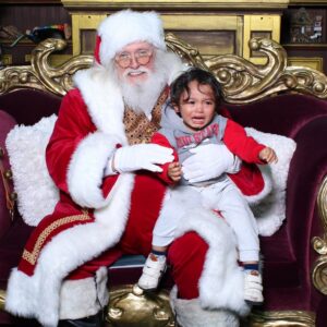 John Daub Instagram - Classic! When a kid meets Santa at a shopping mall for the first time, it’s a little shocking — for ANY KID, not just one from Tokyo — and we think next year, he may be able to tell Santa what he really wants for Christmas. We don’t have mall Santas🎅 in Japan, but maybe we should! They charged $54 (¥7800) for digital 1Mb sized photos with 2-5x7 prints! It’s quite a good business for the “North Pole” but we support Santa and his helpers even if some need a lesson in customer service 😂 shout out to the Christmas Carolers! Felt like Christmas!!🎄#christmasspirit