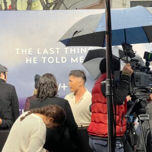 John Harlan Kim Instagram - The Last Thing He Told Me photo dump. The finale episode hits @appletv today! What an absolute honor to be a small part of it. I am ugly-crying to a very well curated playlist at how wonderful of an experience of a show this was, at how kind and stellar people were, at how spectacularly talented every one was. What a wonderful time it was to exist in @lauradaveauthor’s world! Come watch me play at Duke, sometime! #BaseballBobbyOut 🫶⚾️