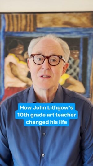 John Lithgow Instagram - Explore dance, ceramics, silk-screen printing, and vocal jazz alongside actor John Lithgow and some fantastic young mentors. #ArtHappensHere with @jalithgow  celebrates the transformational experiences arts education provides students of all ages. Watch it on @pbs or the PBS app Friday (4/26) 10/9c.